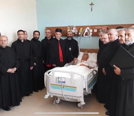البطريرك يشارة يقلد الأباتي يوحنا تابت وسام مار مارون image
